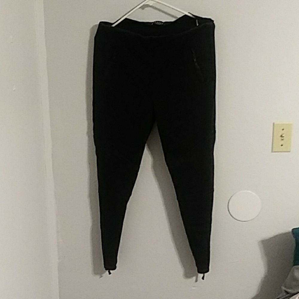 Nordstrom Trouve Brand lace up jeggings